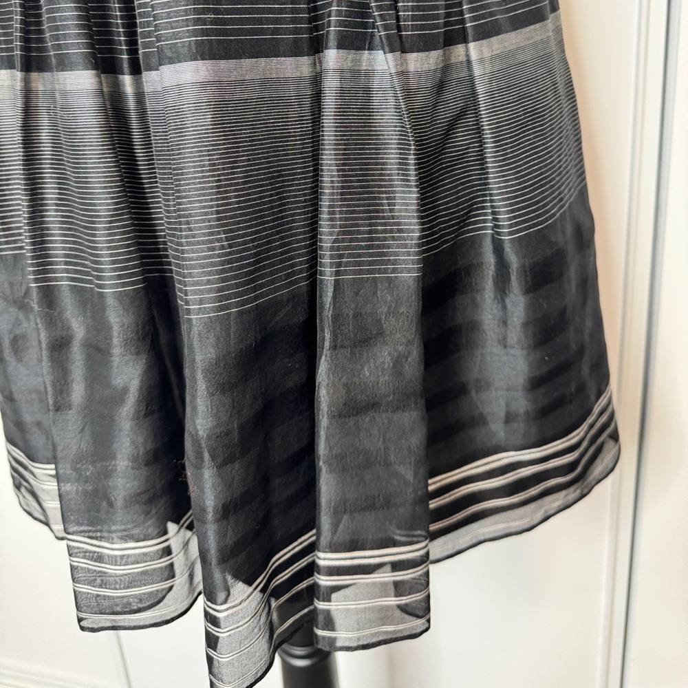 BCBGMaxAzria Strapless Organza Mini Dress Black - Picture 7 of 13